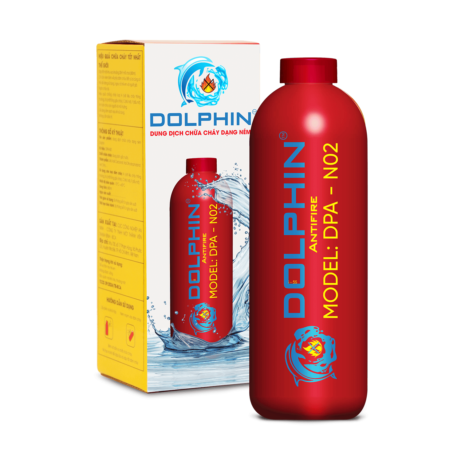 Bình chữa cháy gốc nước dạng ném Dolphin N02